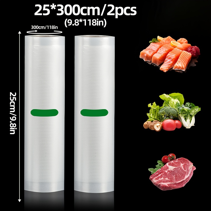 Meal Prep Dinners - 2-Pack 3M Vacuum Sealer Rolls: BPA-Free,