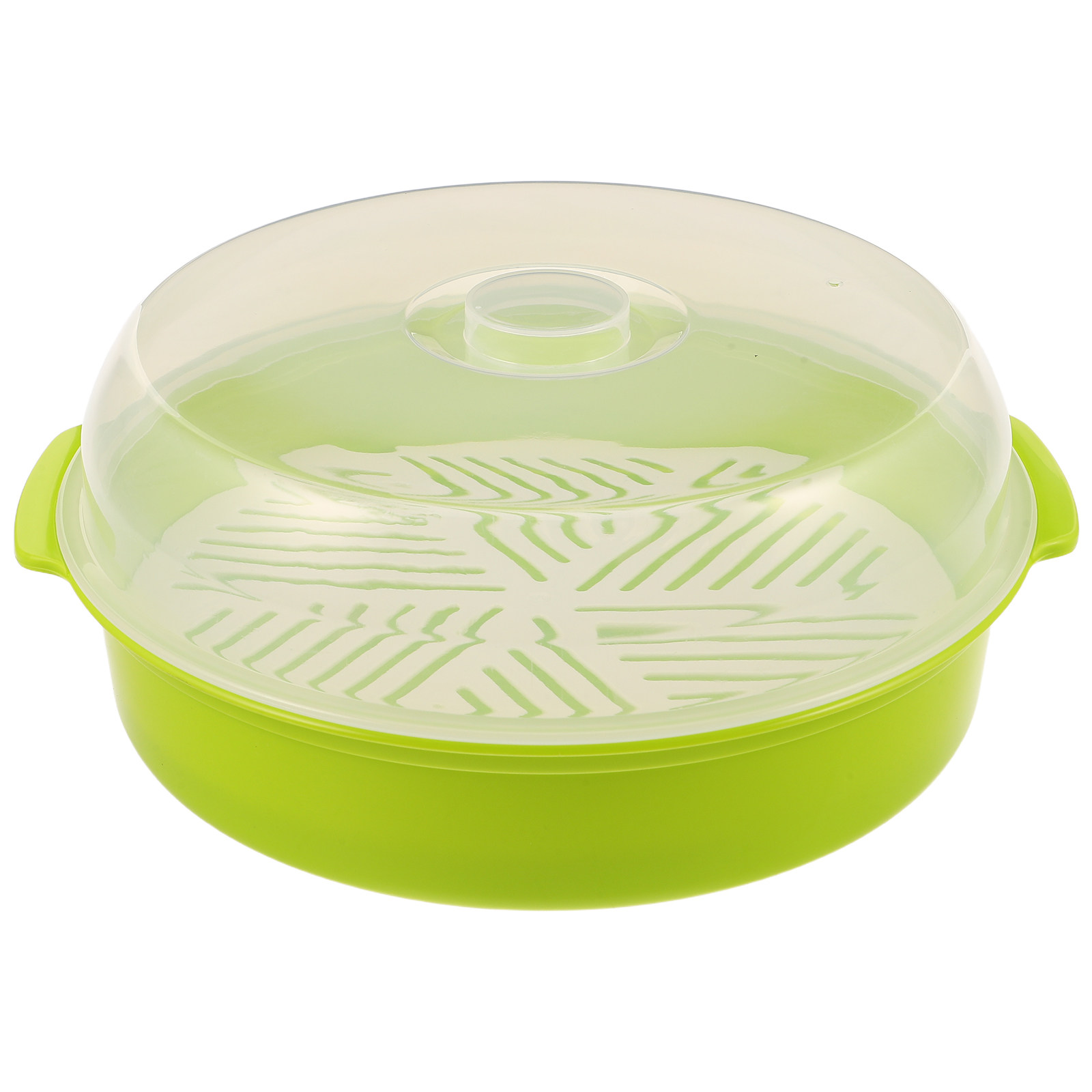 Meal Prep Quick - Microwave Steamer Bowl with Lid Heat-Resistant