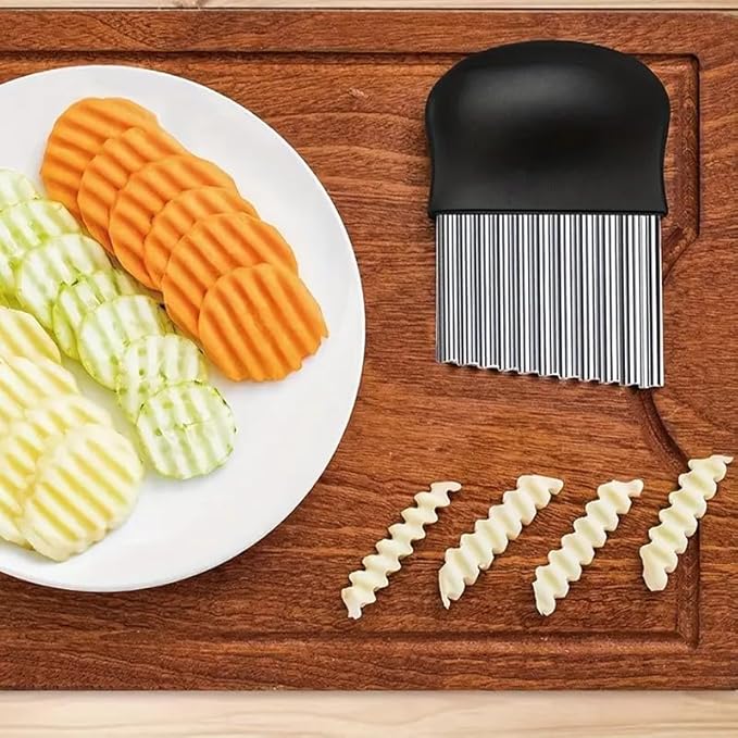 2 Pcs Stainless Steel Crinkle  - огляд і ціна Meal Prep Quick