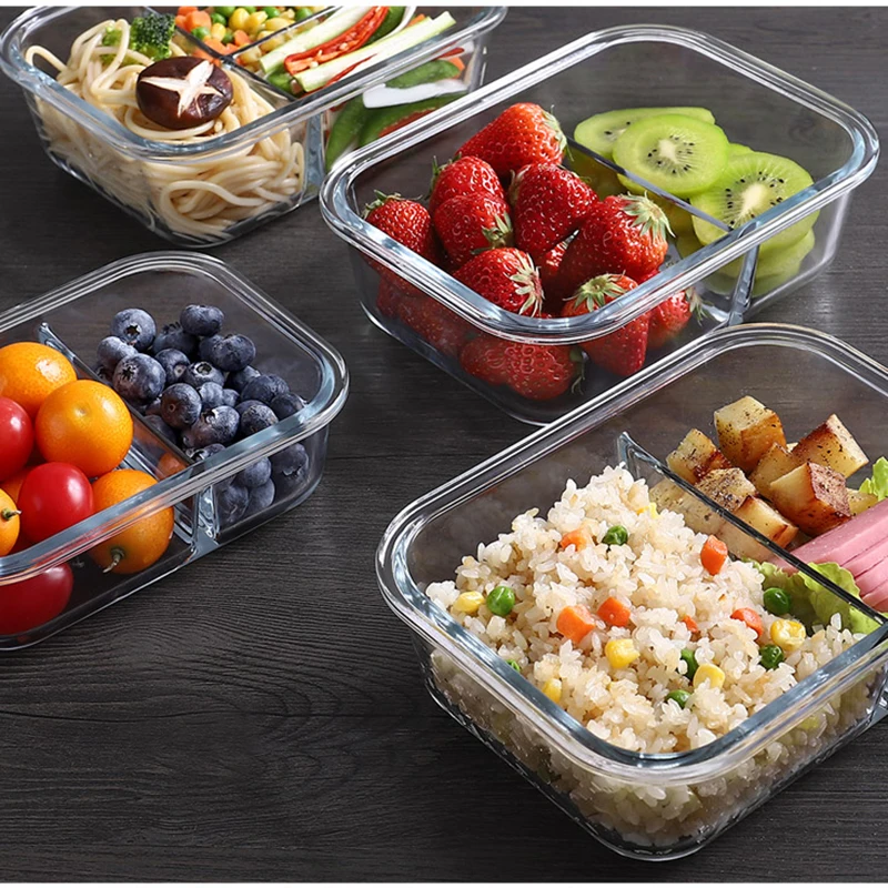 Glass Lunch Box Sealed Fresh-K - огляд і ціна Meal Prep Glass Containers Oven Safe