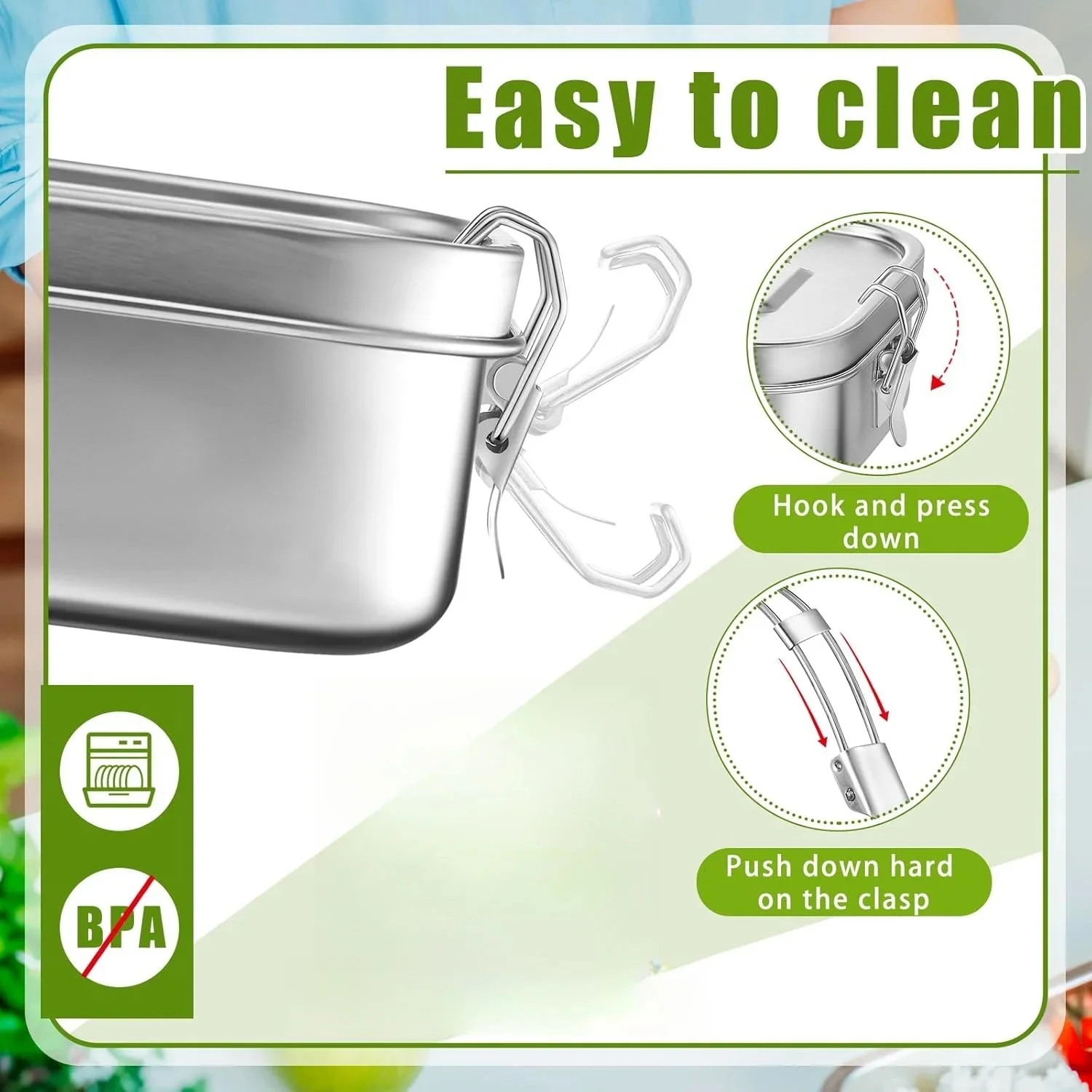 Stainless Steel Lunch Box for  - огляд і ціна Meal Prep Dinners
