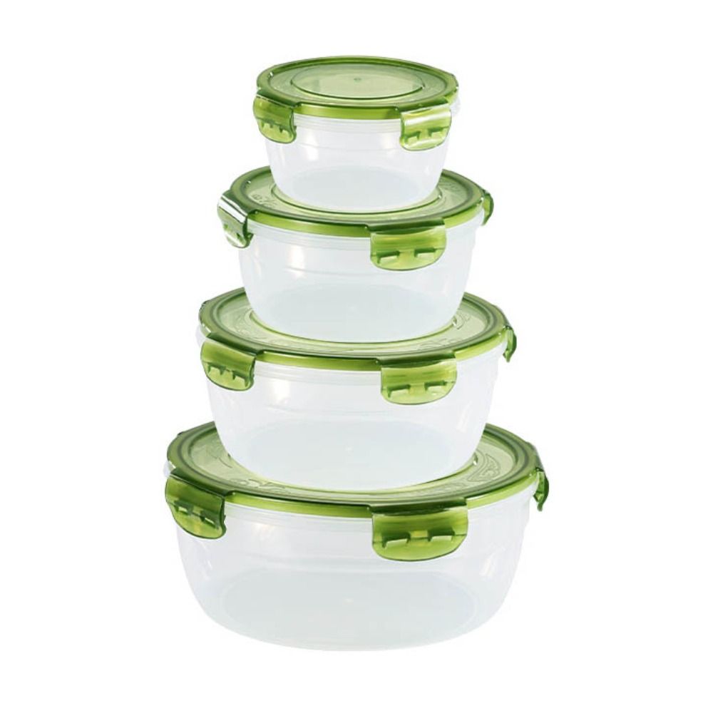 1/4Pcs Safe Plastic Round Stor - огляд і ціна Meal Prep Glass Containers Oven Safe
