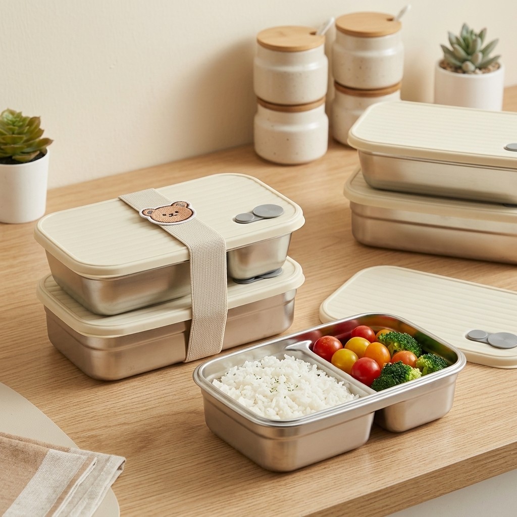Stainless Steel Bento Box Meta - огляд і ціна Meal Prep Dinners