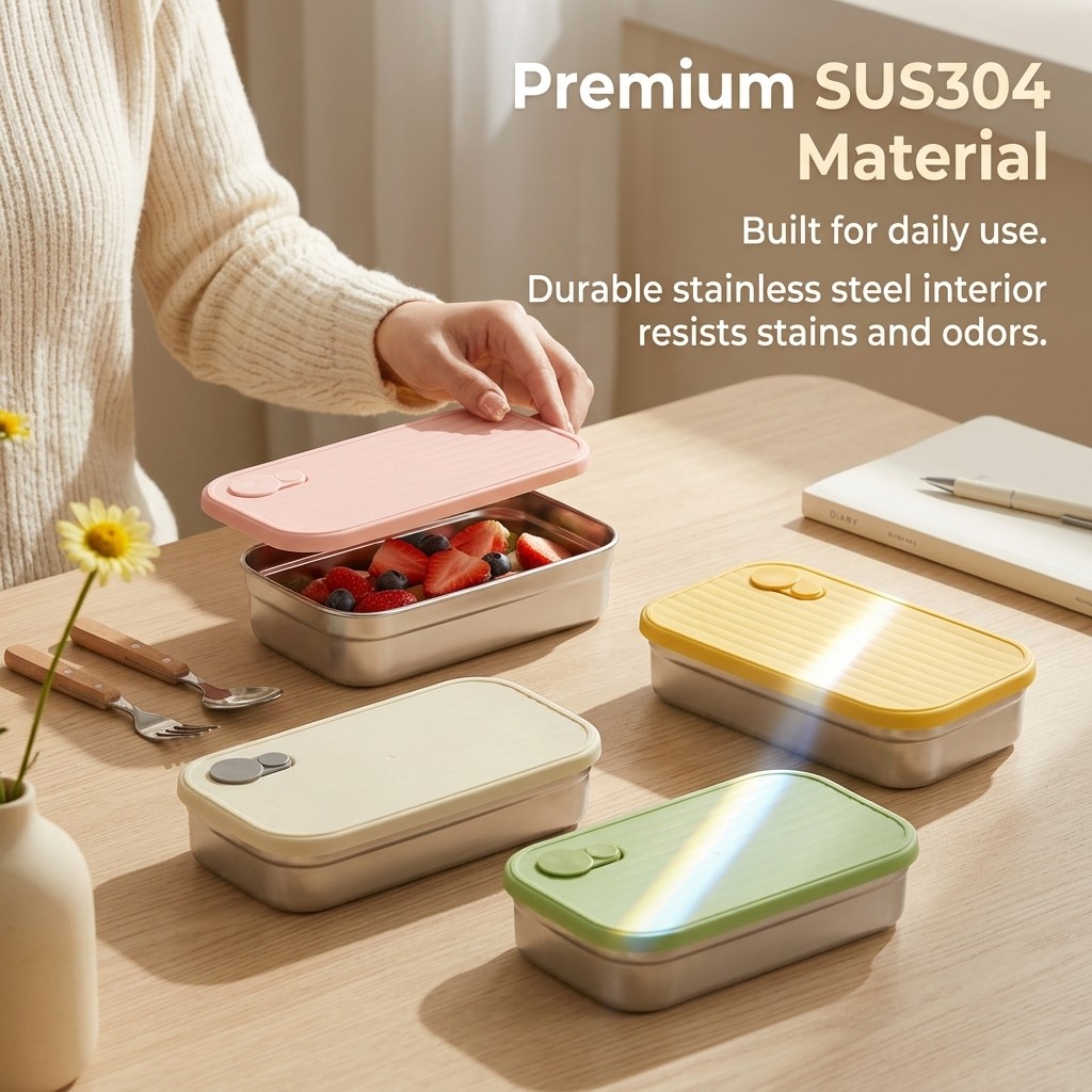 Stainless Steel Bento Box Meta - огляд і ціна Meal Prep Dinners