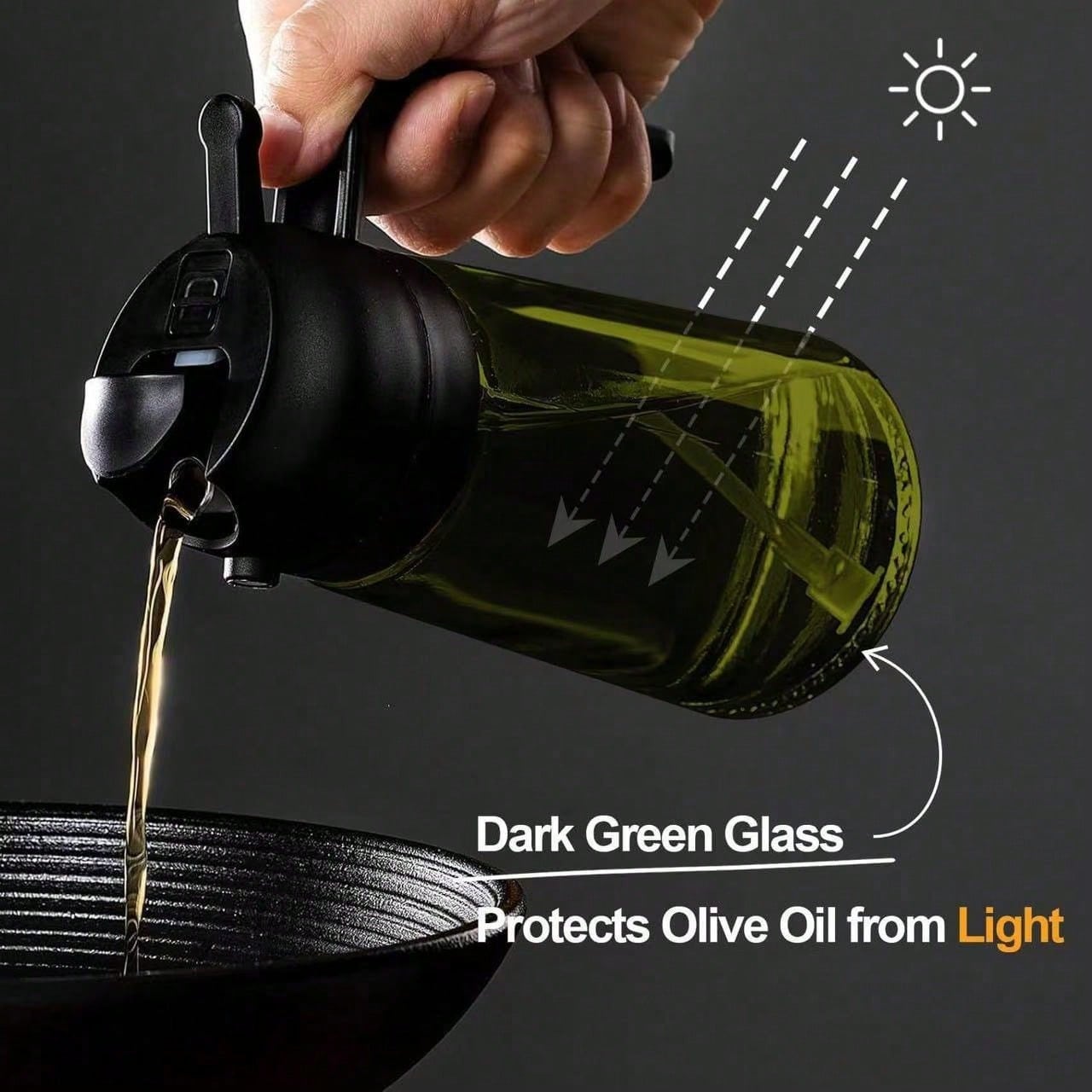 High Grade Olive Oil Dispenser - огляд і ціна Herb Keeper Bottle