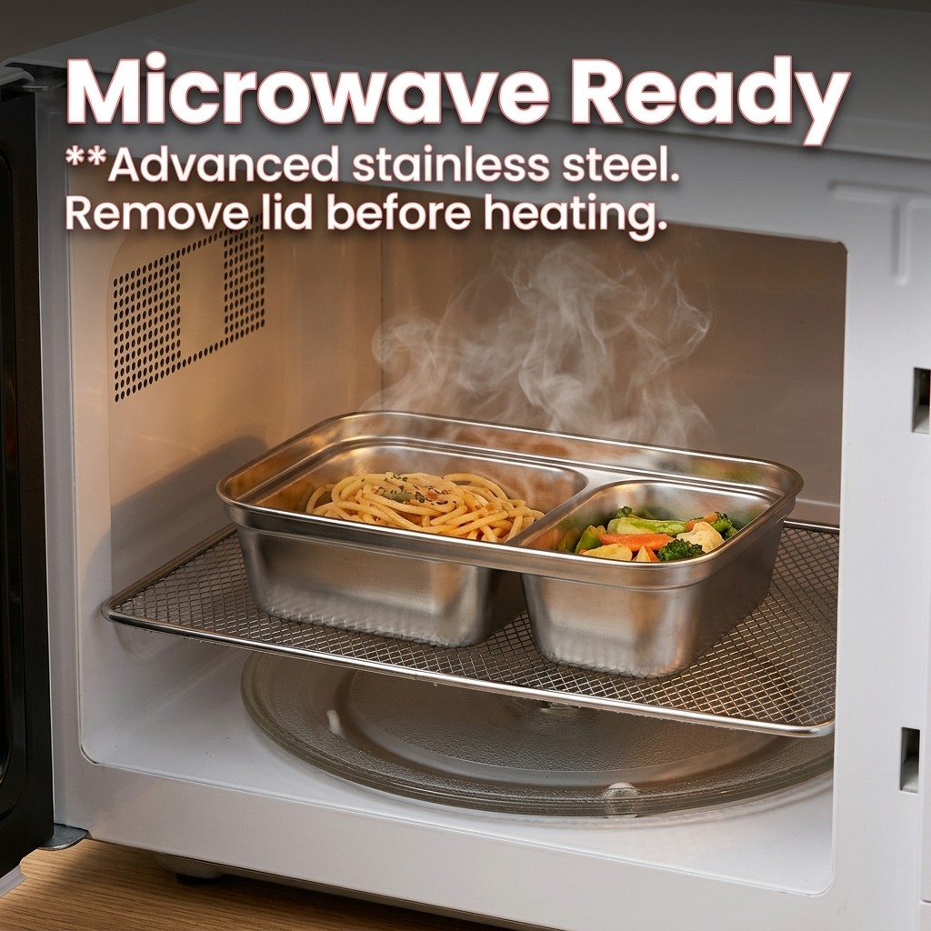 Microwave Safe 304 Stainless S - огляд і ціна Meal Prep Dinners