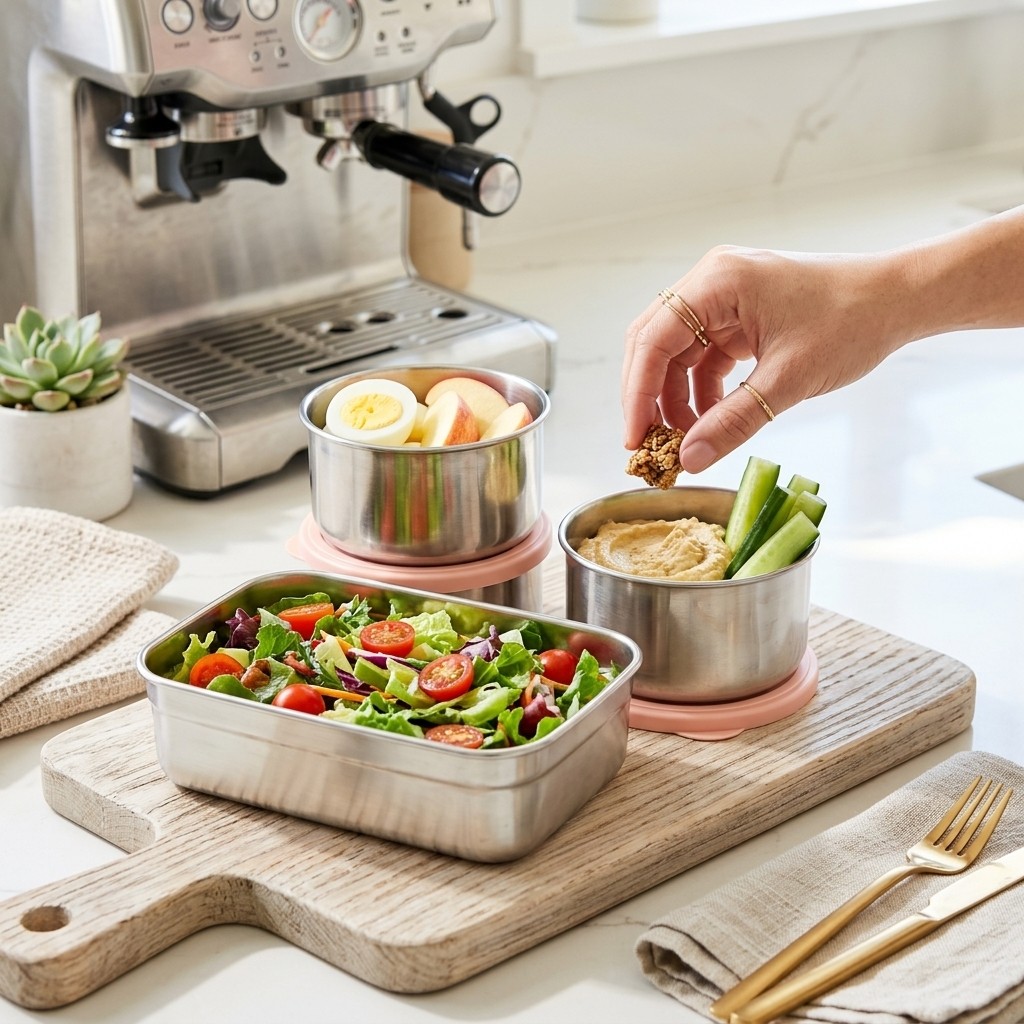 Microwave Safe 304 Stainless S - огляд і ціна Meal Prep Dinners