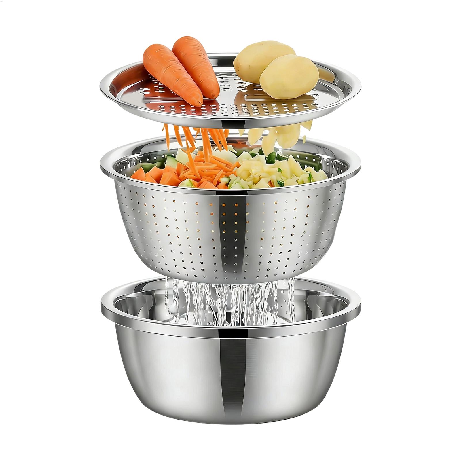 Stainless Steel Colander Strai - огляд і ціна Meal Prep Rice