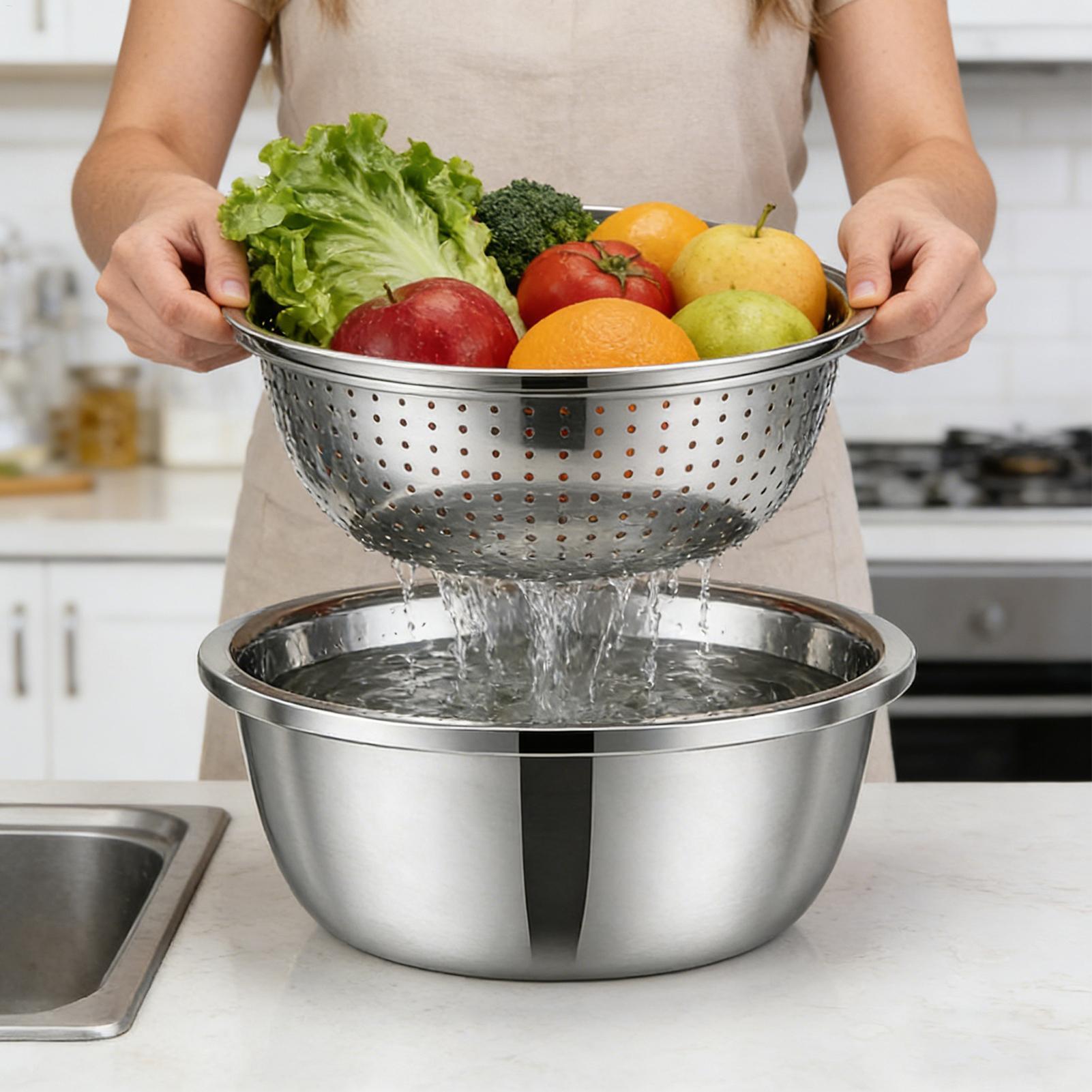 Stainless Steel Colander Strai - огляд і ціна Meal Prep Rice