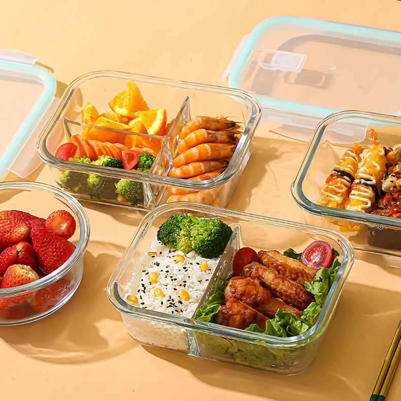 Glass Fresh-Keeping Box high B - огляд і ціна Meal Prep Glass Containers Oven Safe