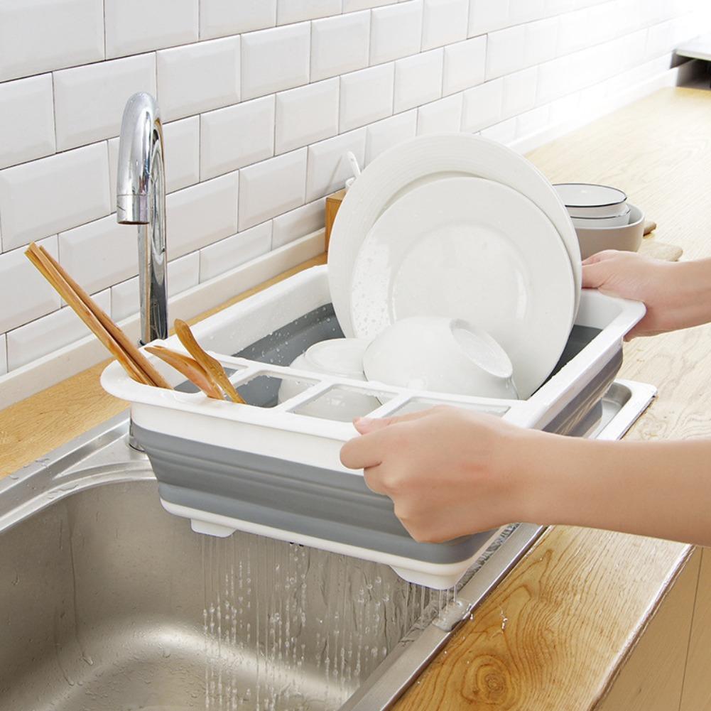 Foldable Dish Drainer Bowl Rac - огляд і ціна Meal Prep Organizer