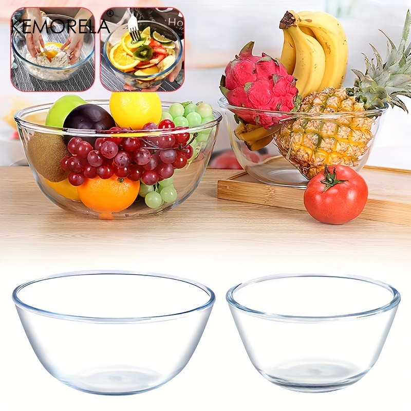 1PCS Deep Mixing Bowl - Heavy- - огляд і ціна Meal Prep Glass Containers Oven Safe