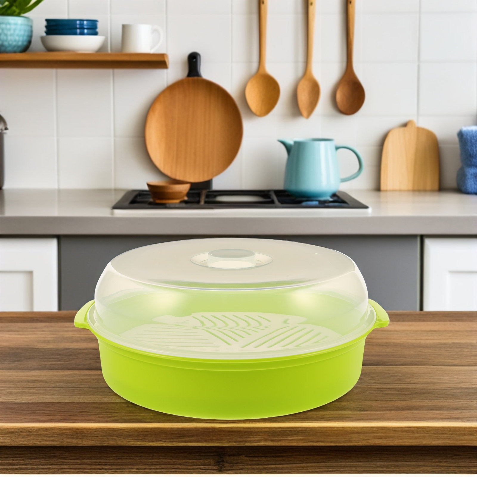 Microwave Steamer Bowl with Li - огляд і ціна Meal Prep Quick