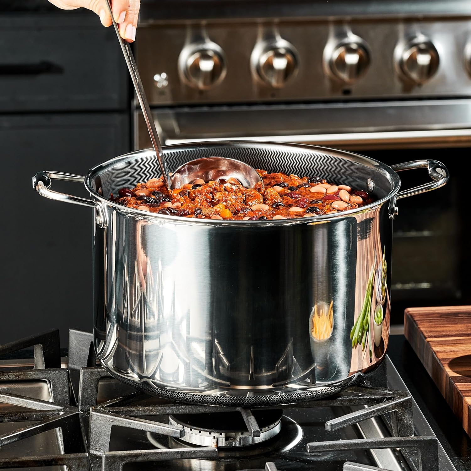 Hybrid Nonstick Stockpot with  - огляд і ціна Meal Prep Glass Containers Oven Safe