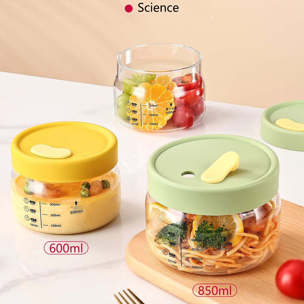 600-850ml Glass Food Storage C - огляд і ціна Meal Prep Glass Containers Oven Safe