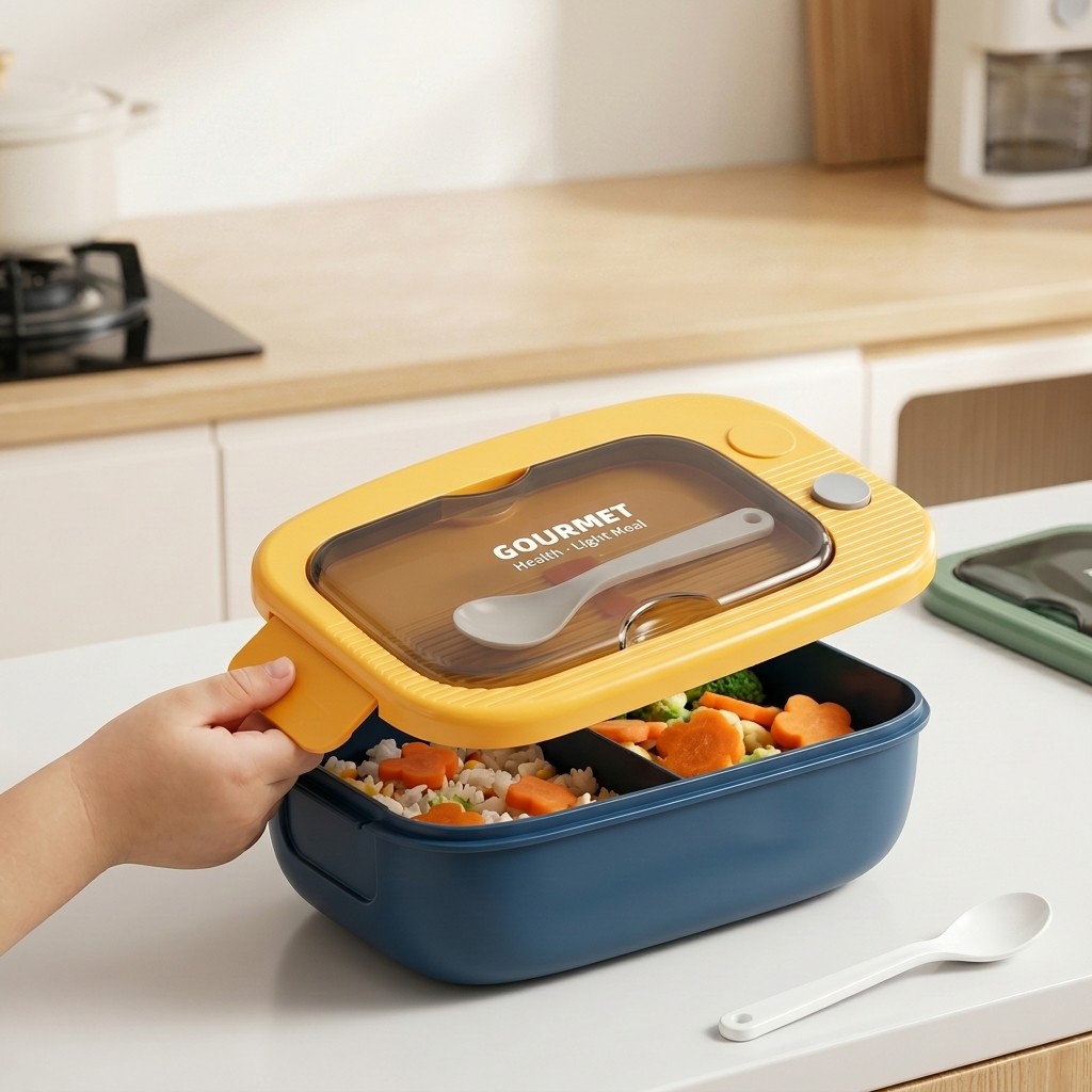 Microwavable Plastic Bento Box - огляд і ціна Meal Prep Dinners