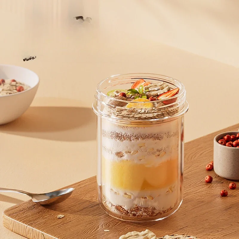 420ML New Breakfast Cups Oatme - огляд і ціна Meal Prep Glass Containers Oven Safe