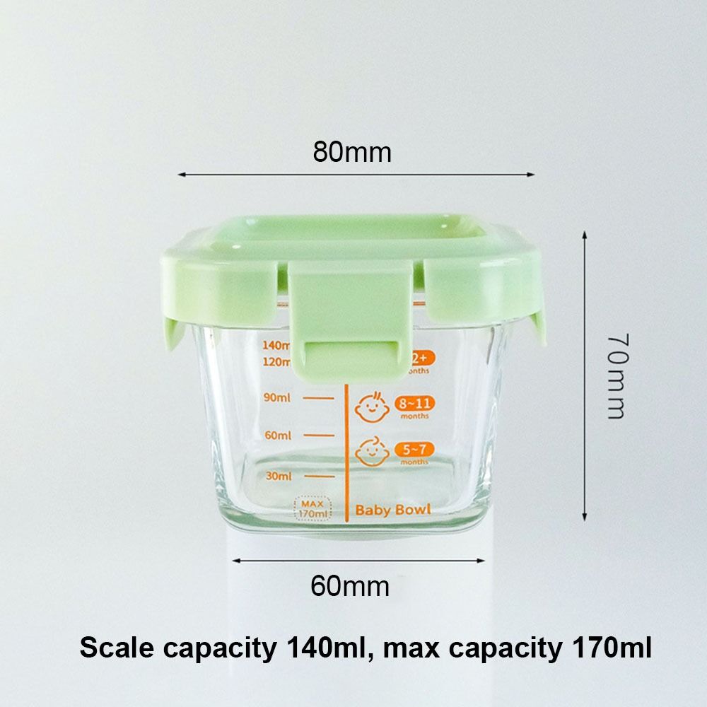 New 170ml Food Storage Box Fro - огляд і ціна Meal Prep Glass Containers Oven Safe