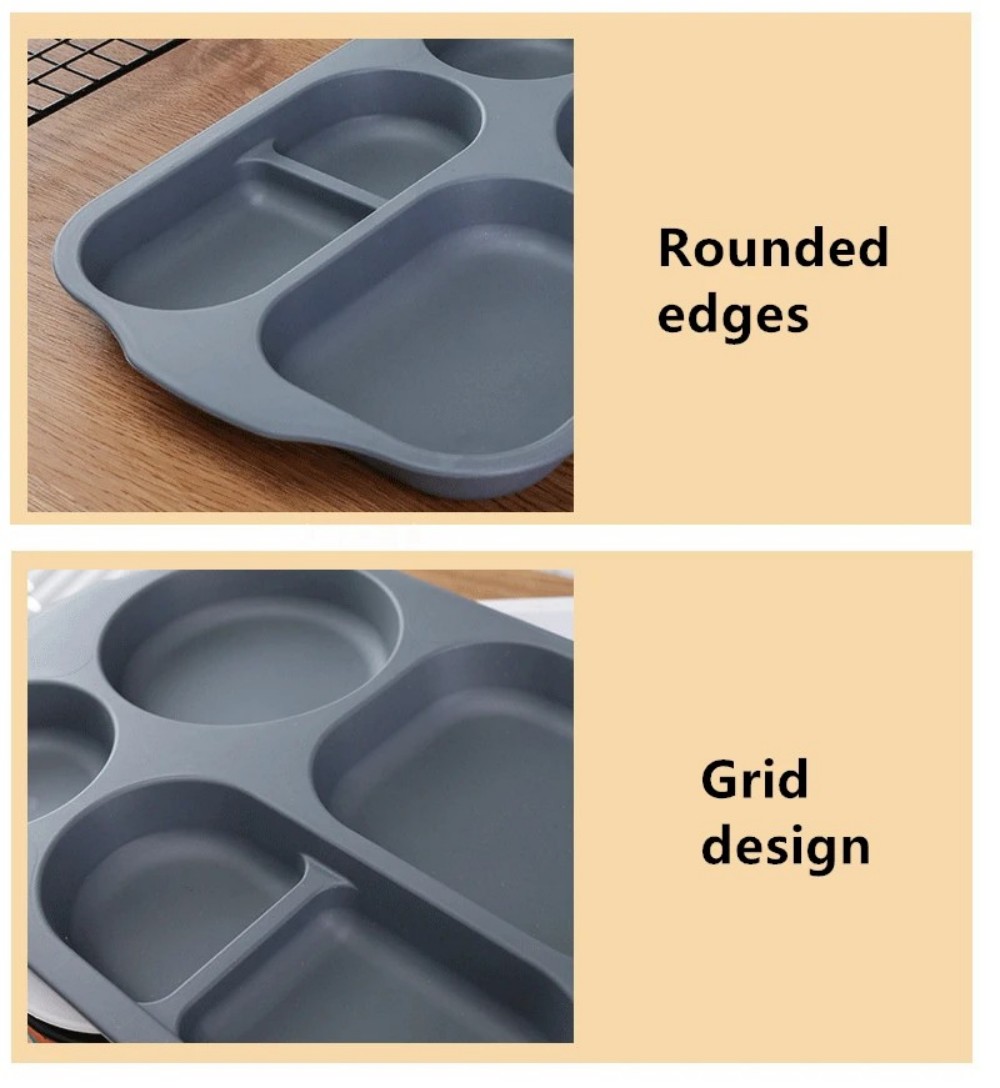 Reusable 5-Compartment Plate,  - огляд і ціна Meal Prep Dinners