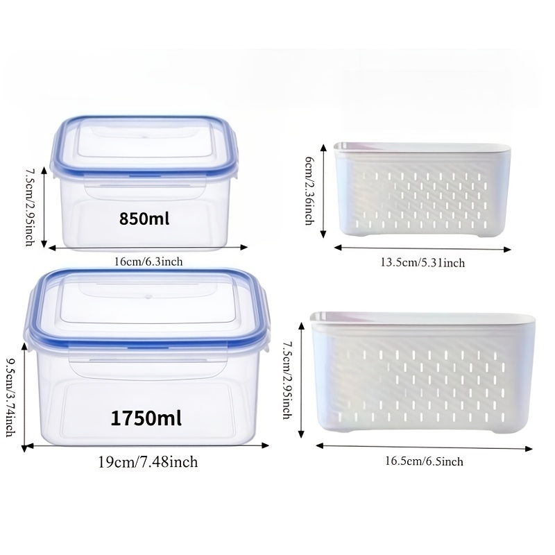 4pcs/Set Leak-Proof Food Stora - огляд і ціна Meal Prep Dinners