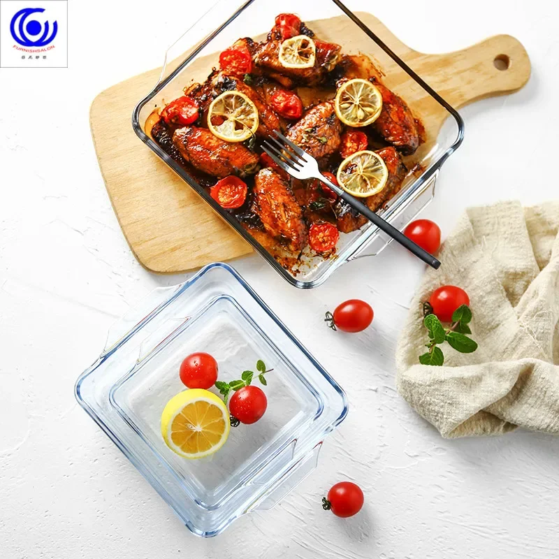 Large Capacity Toughened Glass - огляд і ціна Meal Prep Glass Containers Oven Safe
