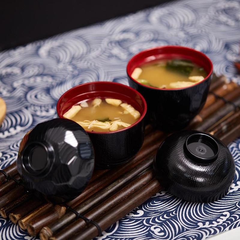 2 Tone Miso Soup Bowl with Lid - огляд і ціна Meal Prep Rice