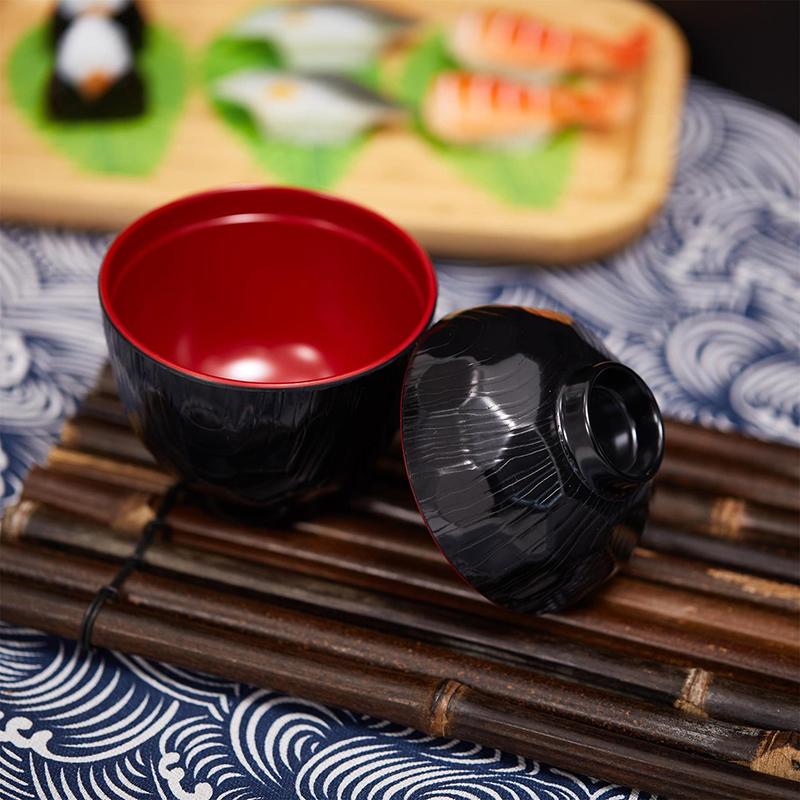 2 Tone Miso Soup Bowl with Lid - огляд і ціна Meal Prep Rice