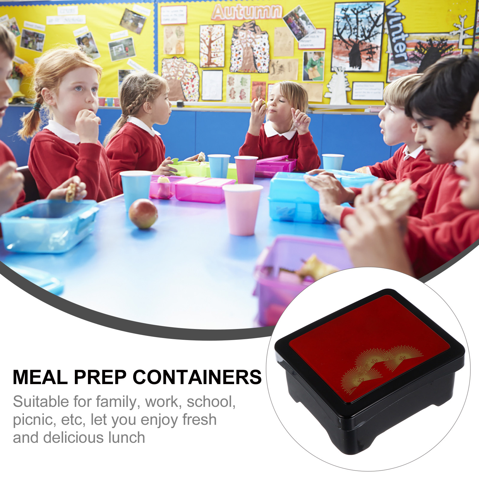 1Pcs Premium Reusable Bento Bo - огляд і ціна Meal Prep Rice