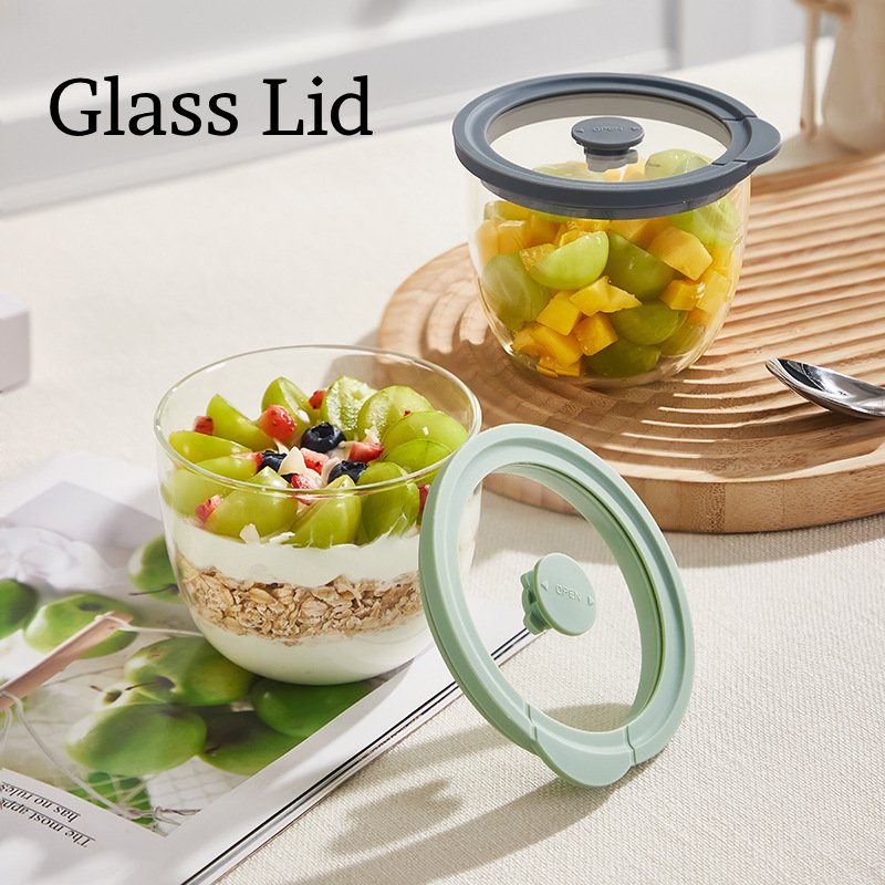 Glass Overnight Oats Container - огляд і ціна Meal Prep Yogurt Containers