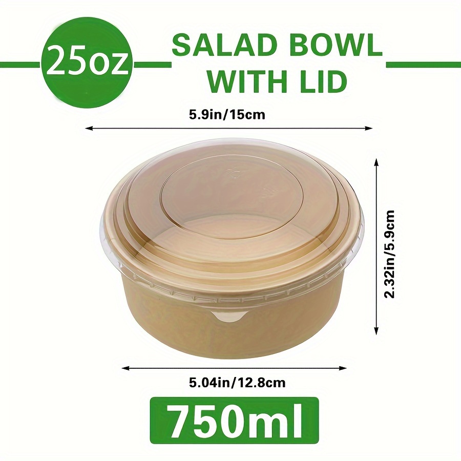 25Oz/750Ml 25/50 Pack Paper Bo - огляд і ціна Meal Prep Dinners
