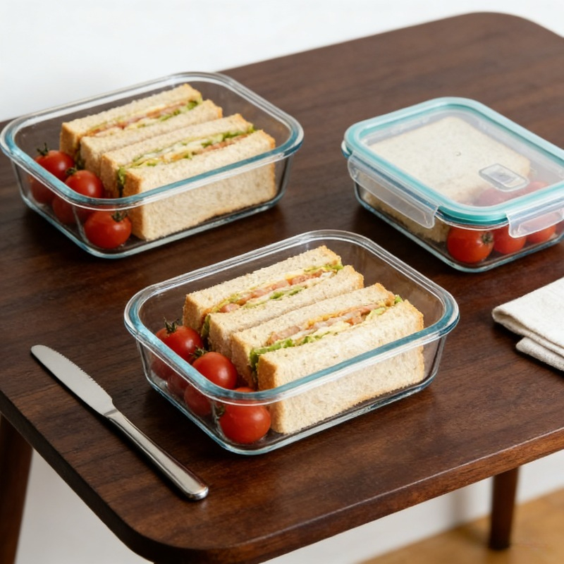 High Borosilicate Glass Lunch  - огляд і ціна Meal Prep Glass Containers Oven Safe
