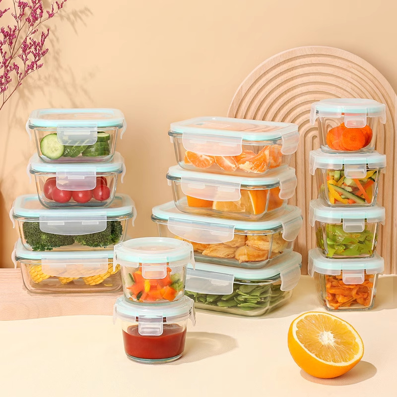 High Borosilicate Glass Lunch  - огляд і ціна Meal Prep Glass Containers Oven Safe