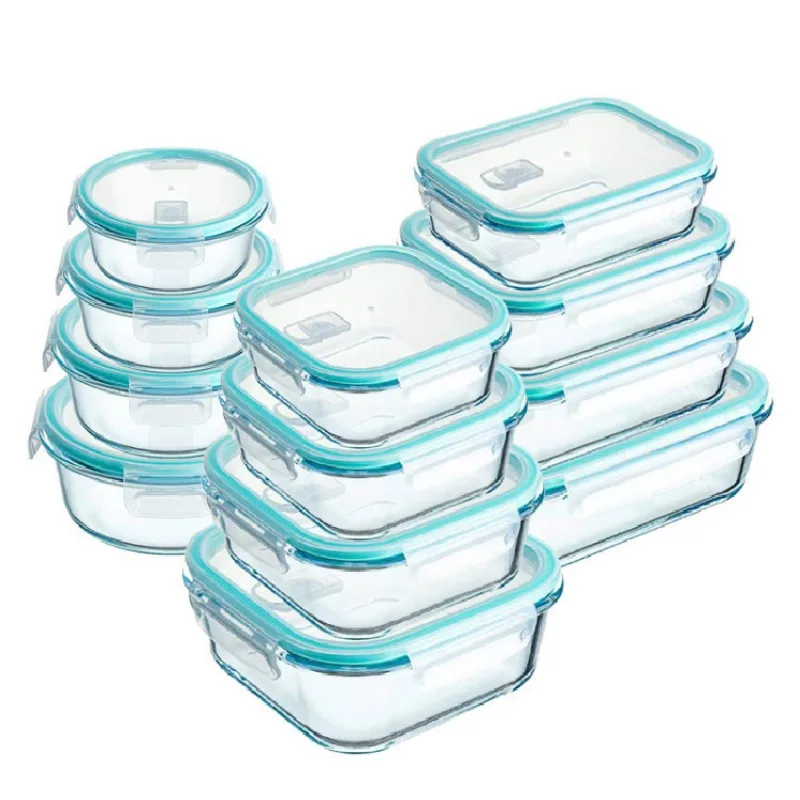 High Borosilicate Glass Lunch  - огляд і ціна Meal Prep Glass Containers Oven Safe