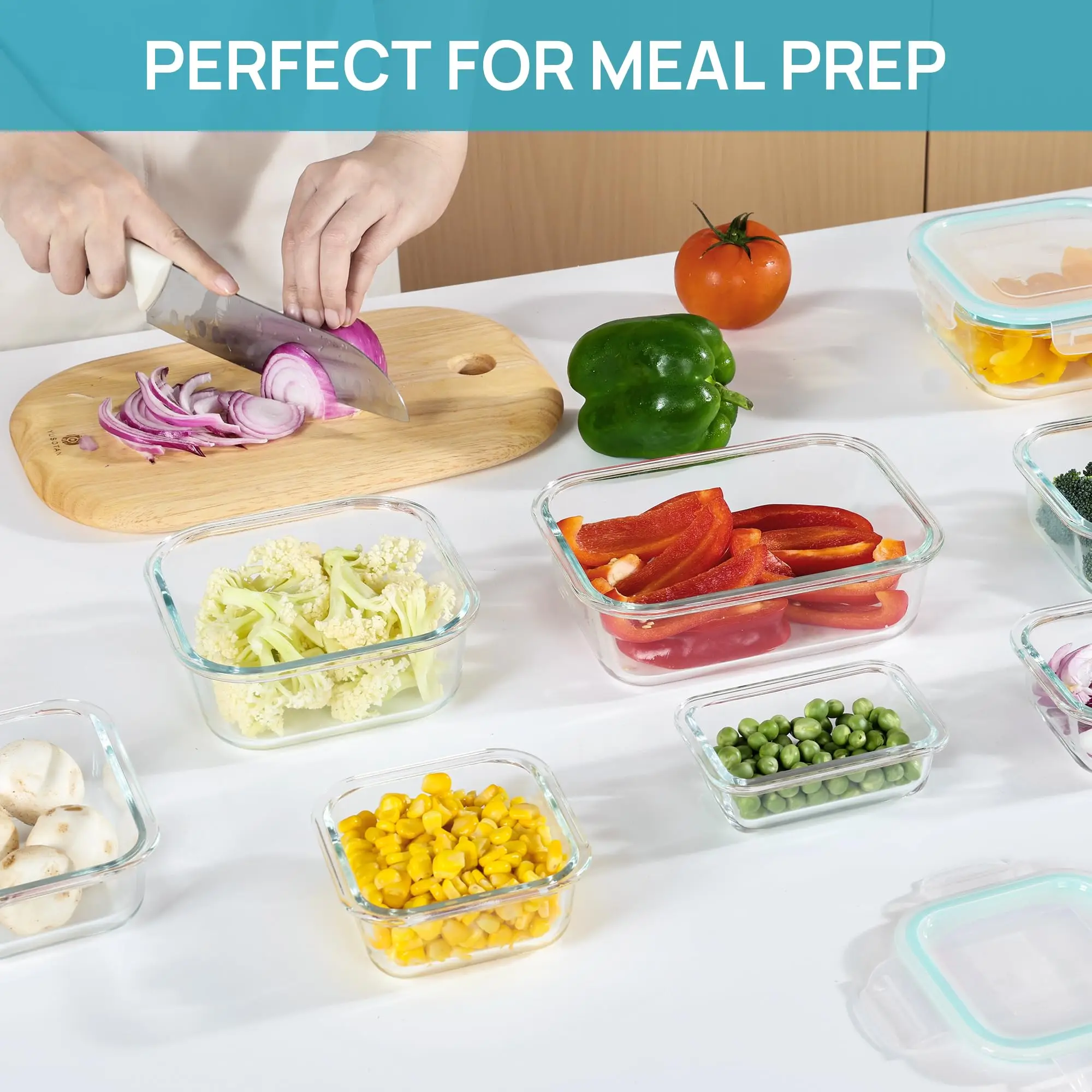 Glass Lunch Box Food Storage C - огляд і ціна Meal Prep Glass Containers Oven Safe